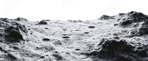 PNG Moon surface ground exploration astronomy.