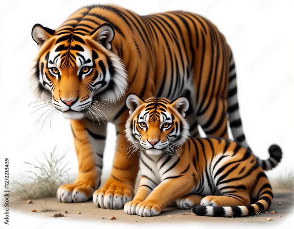 Obraz premium Striped Majesty: Tiger