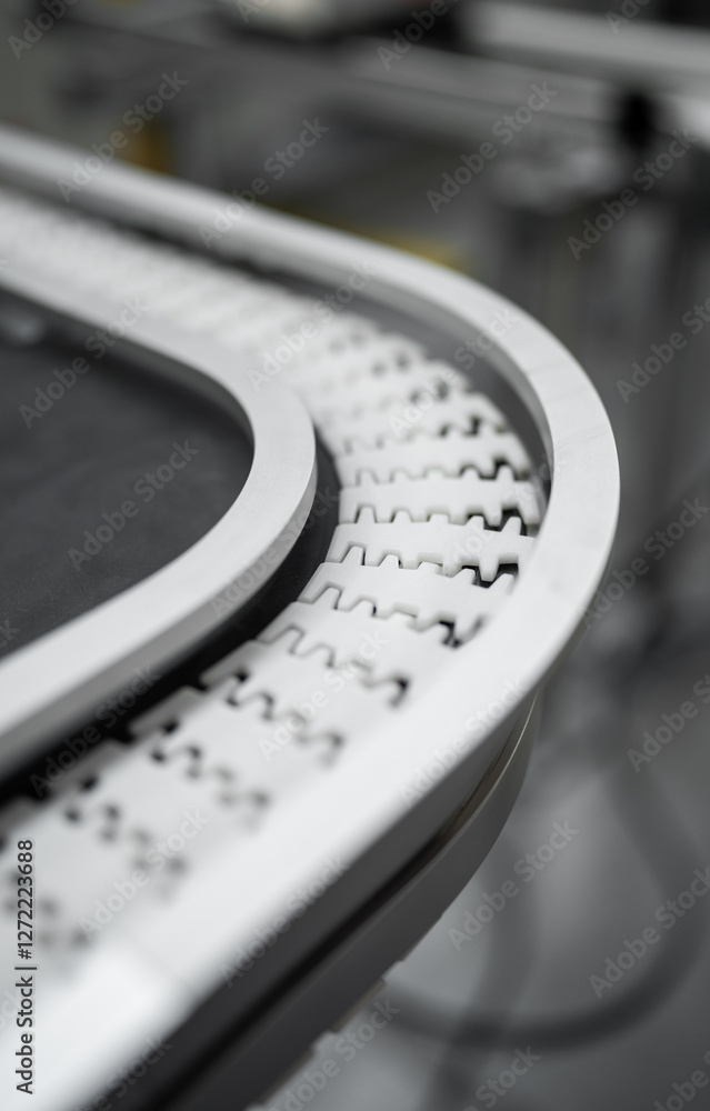 empty production line - production process automation - transport system