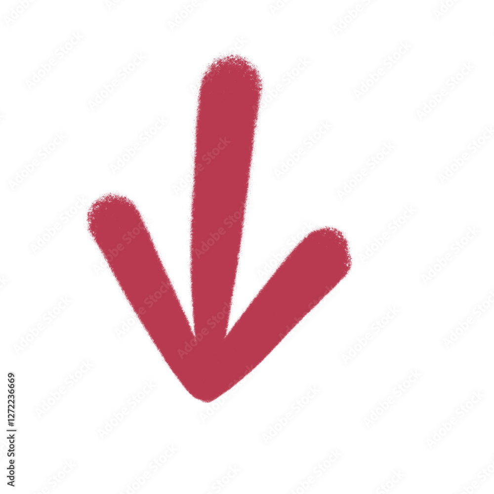 The red under icon sign The red under icon sign