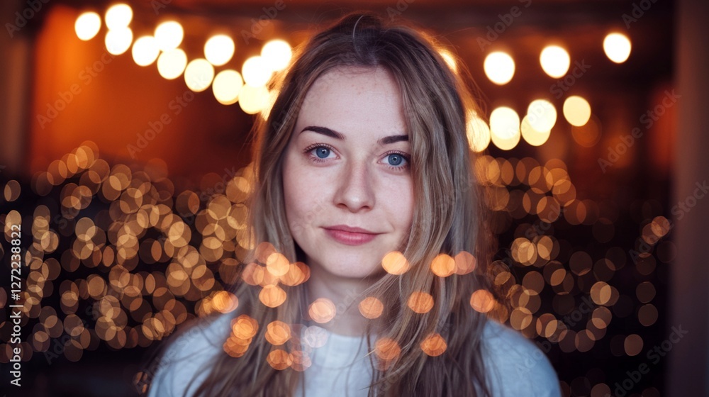 A beautiful woman blurred background A beautiful woman blurred background