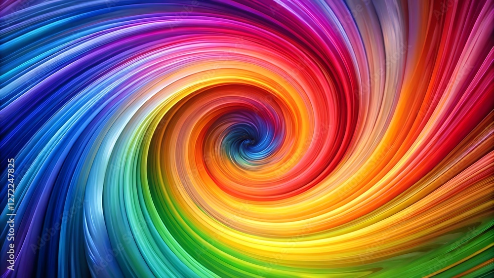 Abstract Rainbow Swirl Abstract Rainbow Swirl
