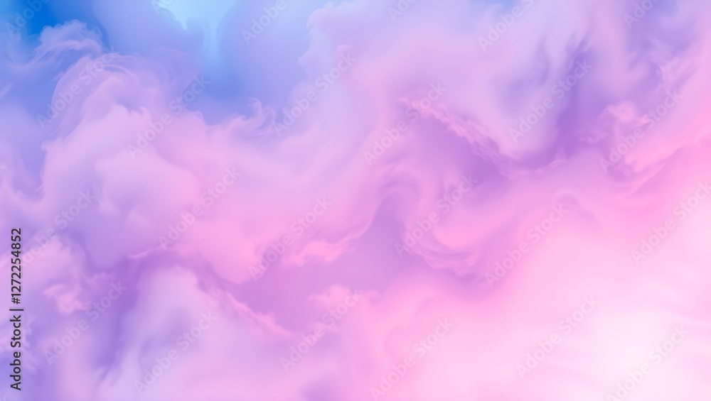 A soft, colorful cloud-like background blending shades of pink and blue, creating a dreamy and tranquil atmosphere. A soft, colorful cloud-like background blending shades of pink and blue, creating a dreamy and tranquil atmosphere.