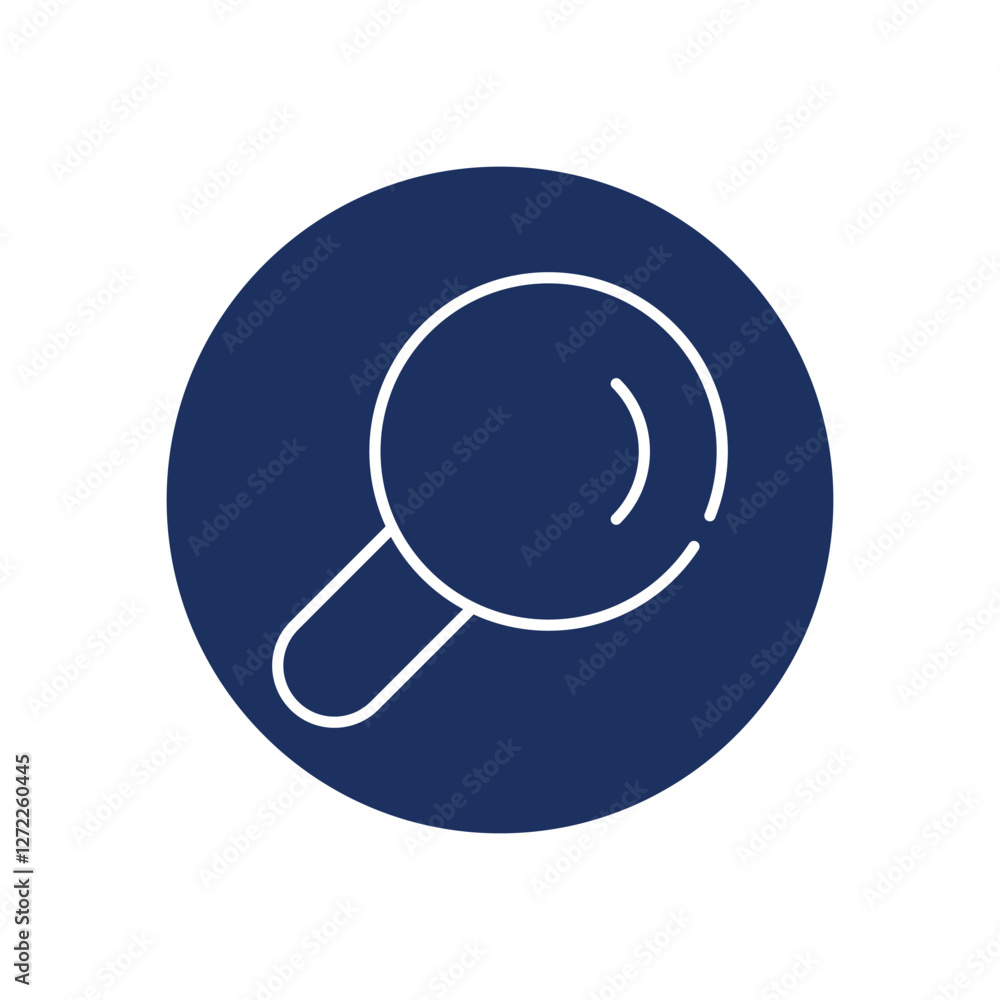 Magnifying Glass icon vecto stock illustration Magnifying Glass icon vecto stock illustration