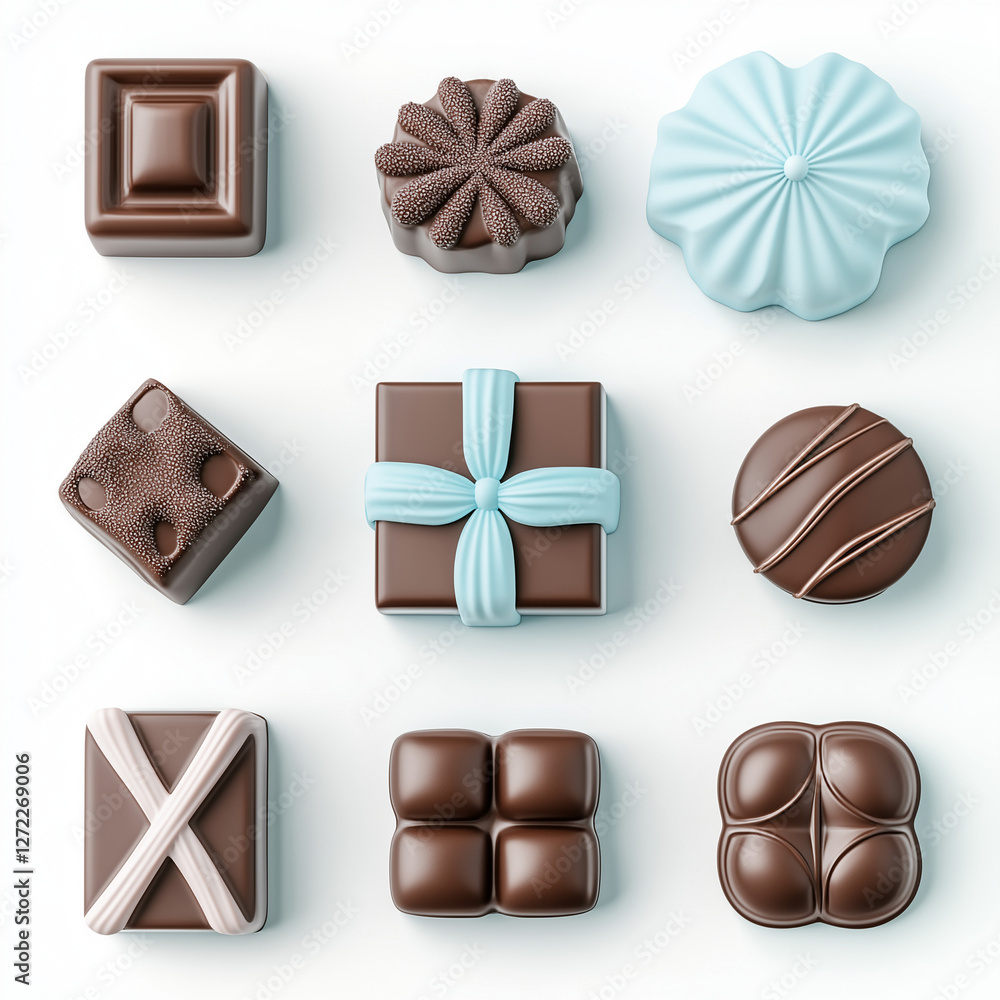Obraz premium 3月14日, ホワイトデー, チョコレート, チョコ, キャンデー, 食べ物, 甘い, デザート, 白, 孤立した, プラリーヌ, チョコ, 茶色, 暗い, トラッフル, 甘い, 美食家, 軽食, 贈り物, 牛乳, おいしい, シュガー, おいしい, バレンタイン, カカオ, eat, プラリーヌ, 種類