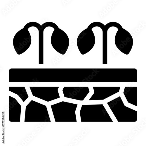 Plant wilt due to water stress, drought, and natural irrigation challenges