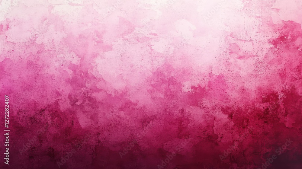Fototapeta premium Pink watercolor texture background, gradient, abstract design