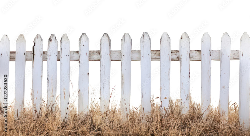 Obraz premium PNG Manmade landscape borders outdoors fence white.