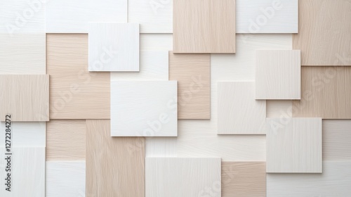 Wallpaper Mural Abstract geometric wall paneling Torontodigital.ca