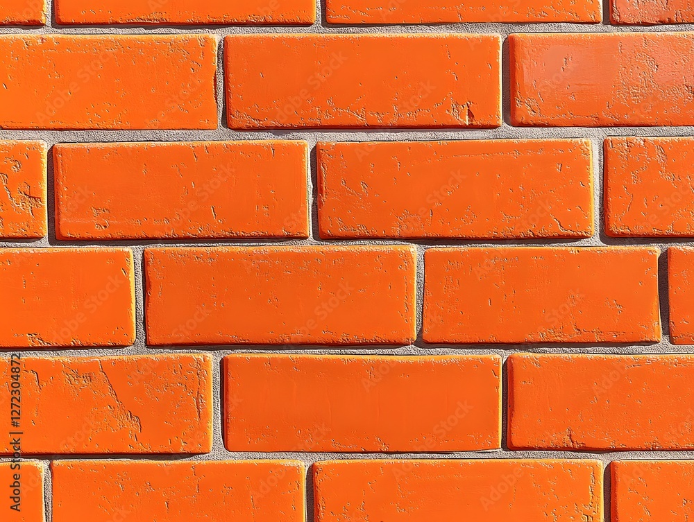 Obraz premium Orange Brick Wall Texture