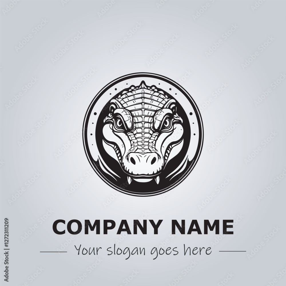 Crocodile logo design vector illustration Crocodile logo design vector illustration
