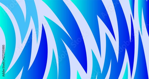 sports background with sharp geometric shapes and gradient blue color. modern futuristic vector