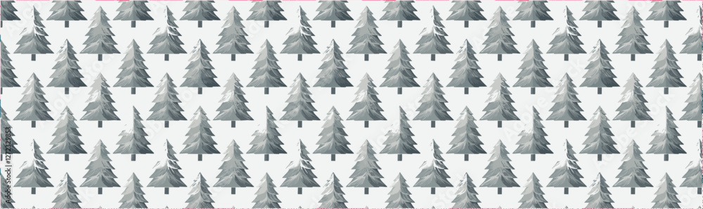 Obraz premium Christmas decorations themed pattern background vector illustration