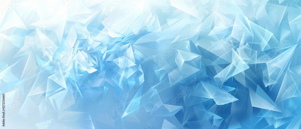 Icy blues and whites create a crisp, abstract background with sharp, smooth shapes, ideal for cool winter themes. Icy blues and whites create a crisp, abstract background with sharp, smooth shapes, ideal for cool winter themes.