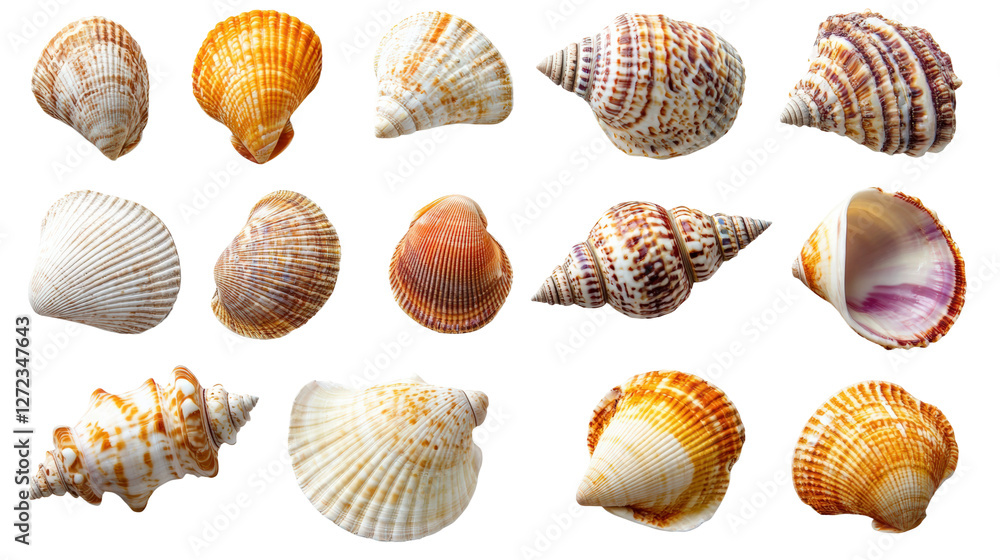Collecting shells on the beach coastal nature photography close-up Collecting shells on the beach coastal nature photography close-up