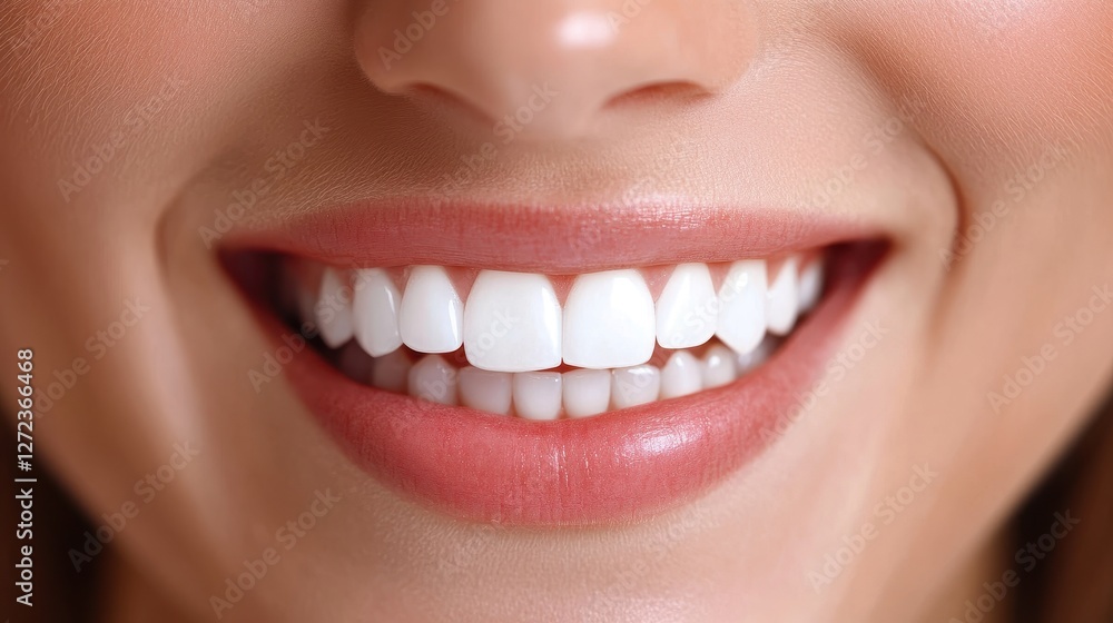 Close-up of a woman's bright, healthy smile. Ideal for dental, beauty, or health websites. Close-up of a woman's bright, healthy smile. Ideal for dental, beauty, or health websites.
