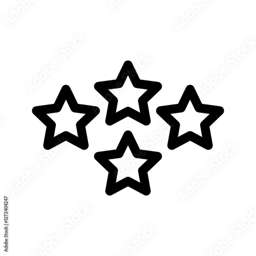 Rating Icon Vector Symbol Design Illustration