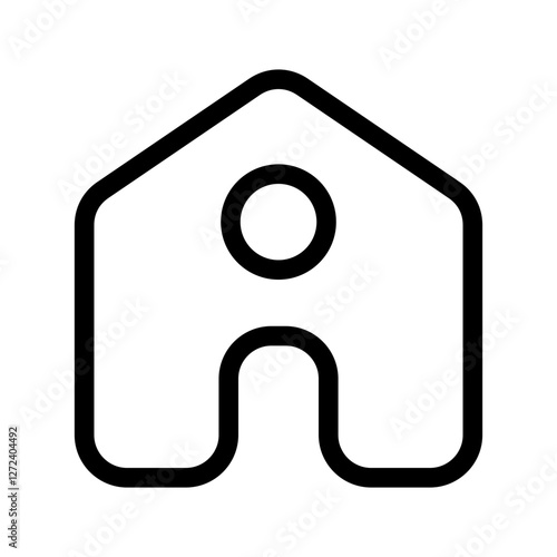 Home Icon Vector Symbol Design Illustration