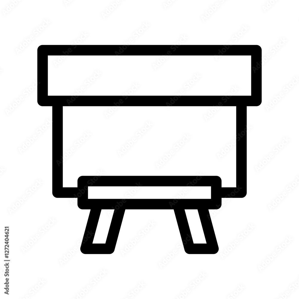 Whiteboard Icon Vector Symbol Design Illustration Whiteboard Icon Vector Symbol Design Illustration