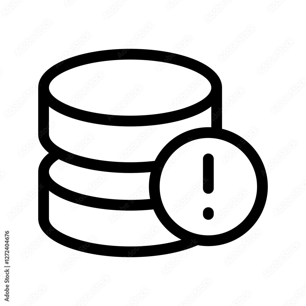 Database Icon Vector Symbol Design Illustration Database Icon Vector Symbol Design Illustration
