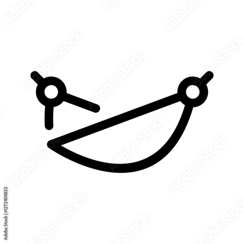 Hammock Icon Vector Symbol Design Illustration