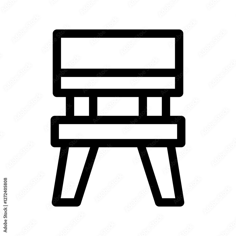 Chair Icon Vector Symbol Design Illustration Chair Icon Vector Symbol Design Illustration