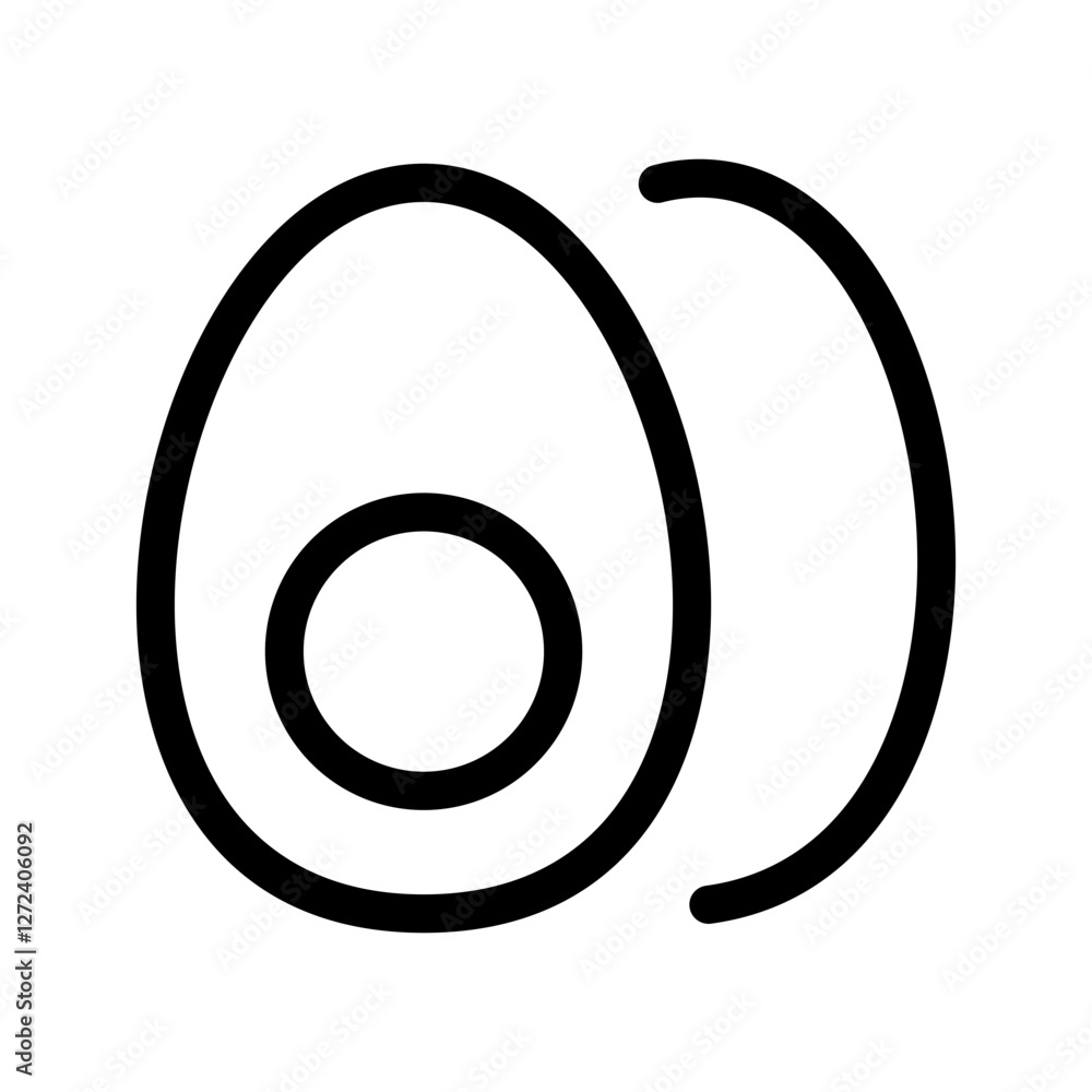Egg Icon Vector Symbol Design Illustration Egg Icon Vector Symbol Design Illustration