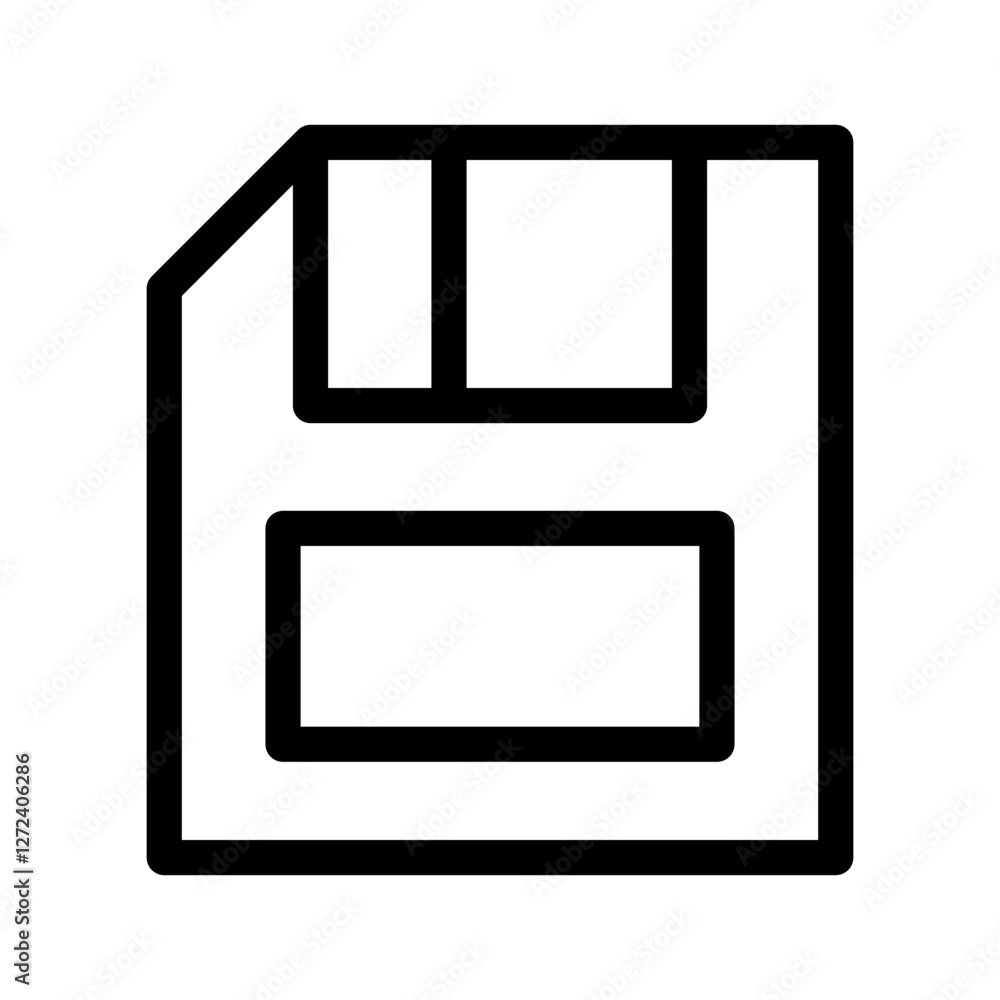 Save Icon Vector Symbol Design Illustration Save Icon Vector Symbol Design Illustration