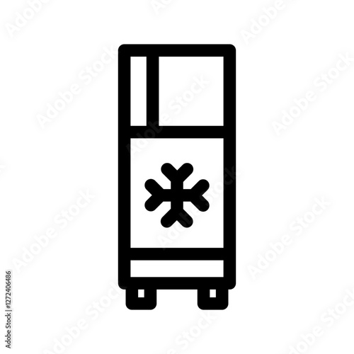 Fridge Icon Vector Symbol Design Illustration