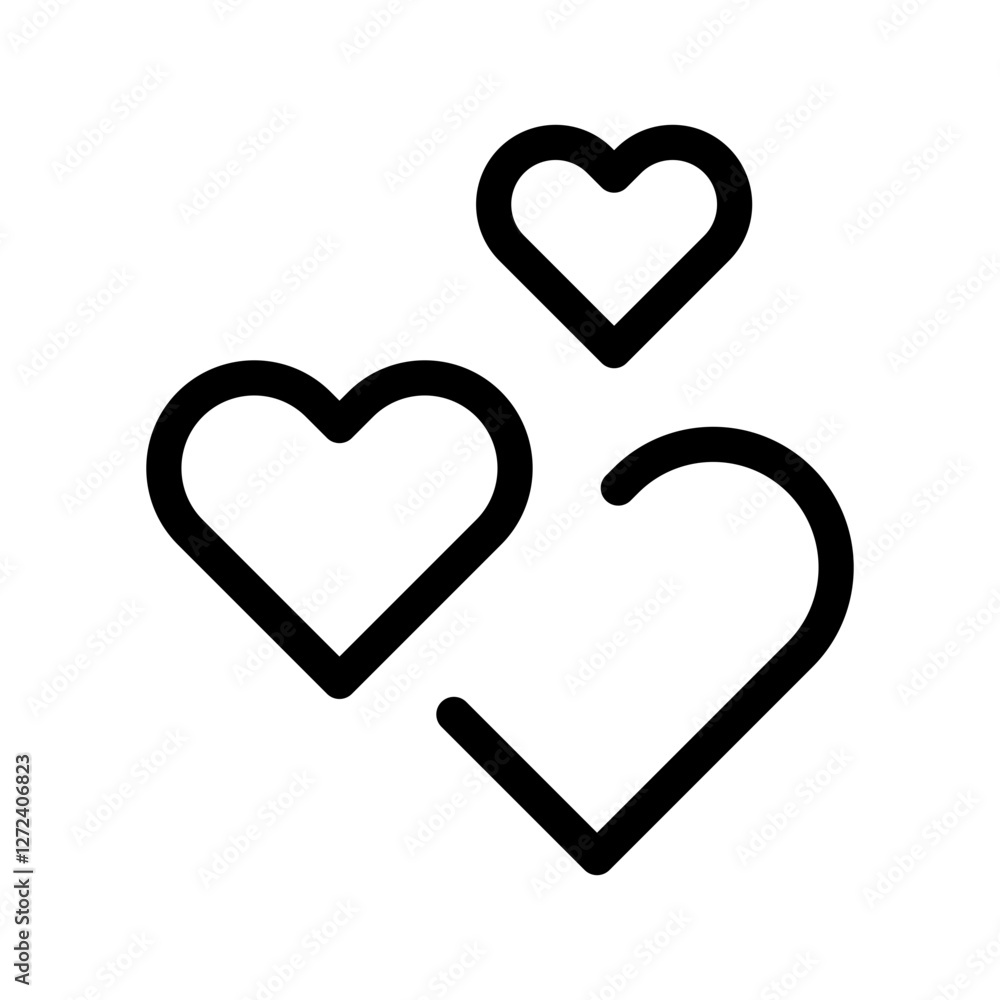 Heart Icon Vector Symbol Design Illustration Heart Icon Vector Symbol Design Illustration
