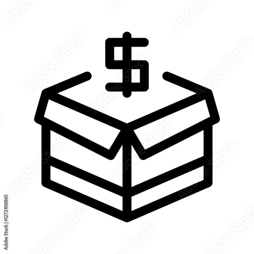 Donation Icon Vector Symbol Design Illustration