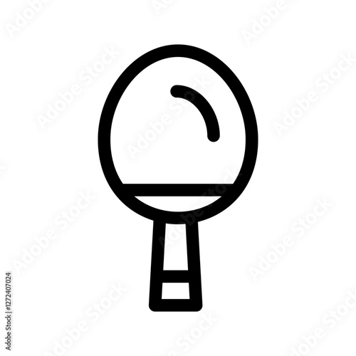 Ping Pong Icon Vector Symbol Design Illustration