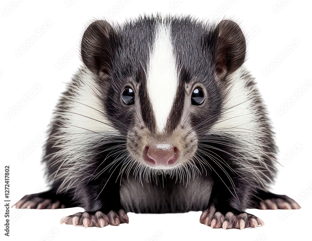 PNG A wild skunk animal photography wildlife. PNG A wild skunk animal photography wildlife.