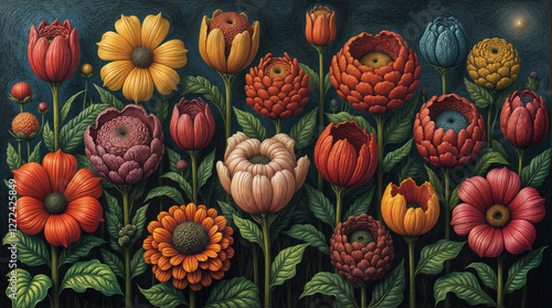 Wallpaper Mural flower Torontodigital.ca