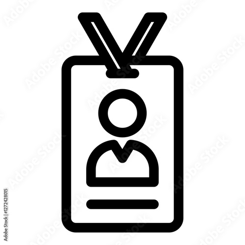 journalist id card icon