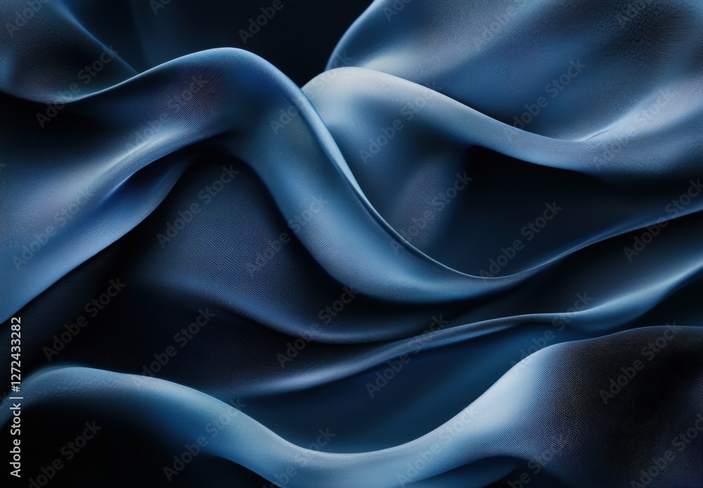 Fototapeta premium blue background or black background of gradient smooth background