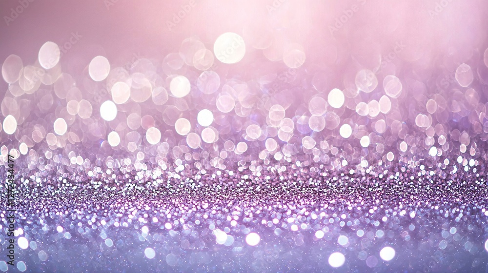 Sparkling purple glitter bokeh background Sparkling purple glitter bokeh background