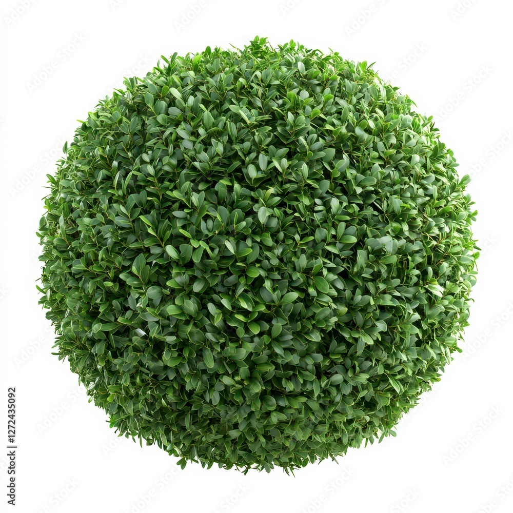 Lush Green Sphere of Dense Leaves for Natural Aesthetic Design Lush Green Sphere of Dense Leaves for Natural Aesthetic Design