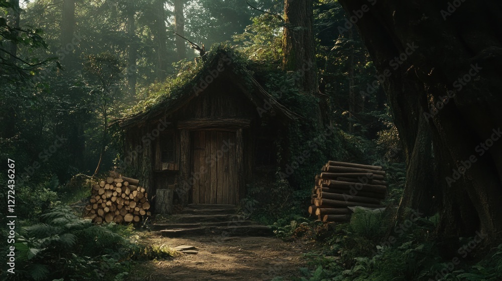 Enchanted Forest Cabin: A Secluded Wooden Haven Enchanted Forest Cabin: A Secluded Wooden Haven