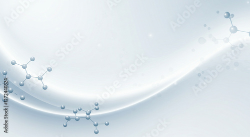 Wallpaper Mural Abstract Molecular Structure: Science Background Torontodigital.ca