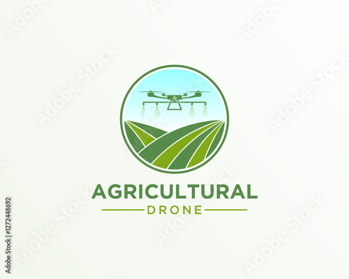 Agricultural drone logo