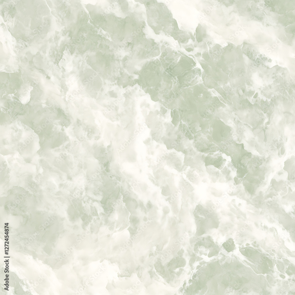 Obraz premium Subtle Green Tint Marble Texture Background Decorative Surface Elegant Design Backdrop Backdrop Material.