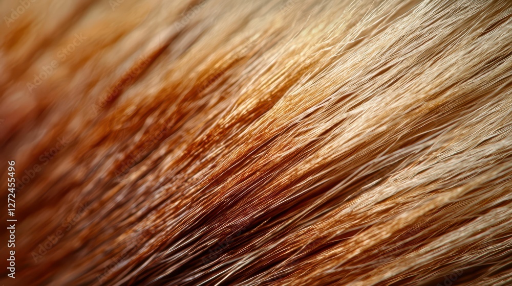 Fototapeta premium Macro Shot of a Brush Tip Highlighting Detail and Texture