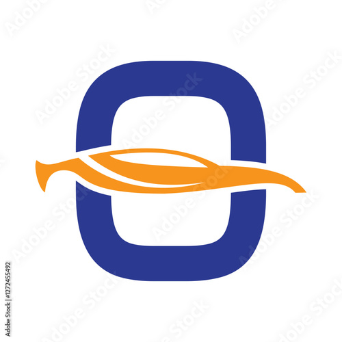 Initial Letter O Automotive Logo Design Concept With Car Symbol Vector Template