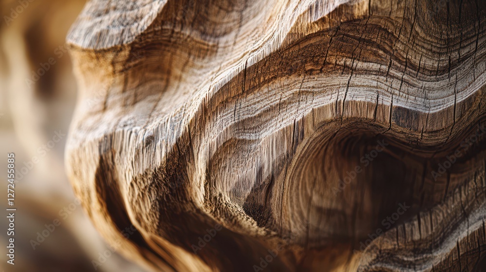 Detailed Macro Shot of Textured Wooden Surface with Intricate Patterns Detailed Macro Shot of Textured Wooden Surface with Intricate Patterns
