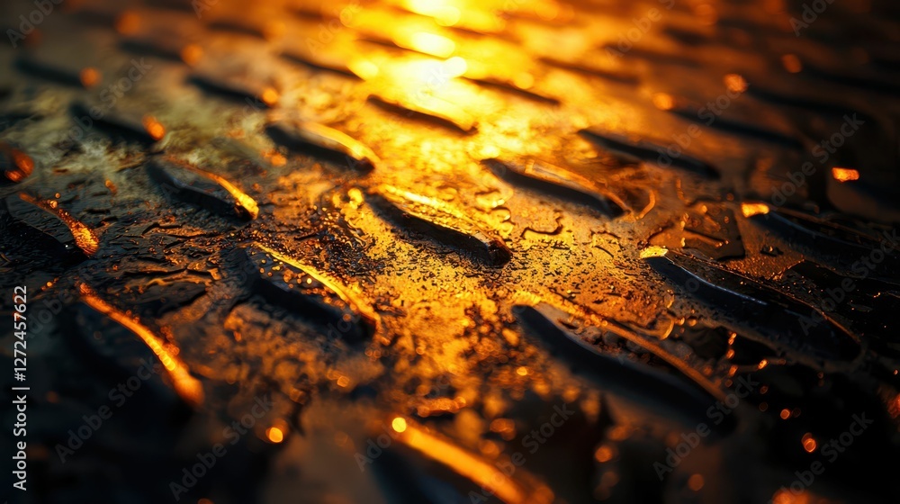 Close-Up of Dramatic Fireproof Coatings on Industrial Surface Close-Up of Dramatic Fireproof Coatings on Industrial Surface