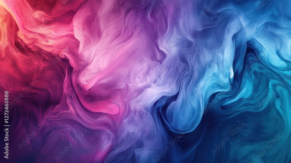 Dreamy Abstract Composition of Swirling Liquid Colors and Textures Dreamy Abstract Composition of Swirling Liquid Colors and Textures
