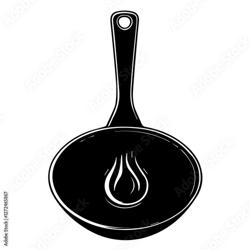 Modern Cooking Pot Icon – Perfect for Recipe Blogs and Kitchen Designs