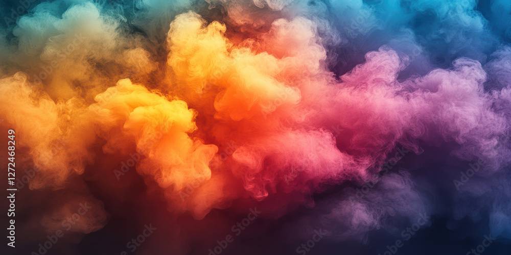 Vibrant colorful smoke explosion abstract art digital creation studio environment close-up view visual concept Vibrant colorful smoke explosion abstract art digital creation studio environment close-up view visual concept