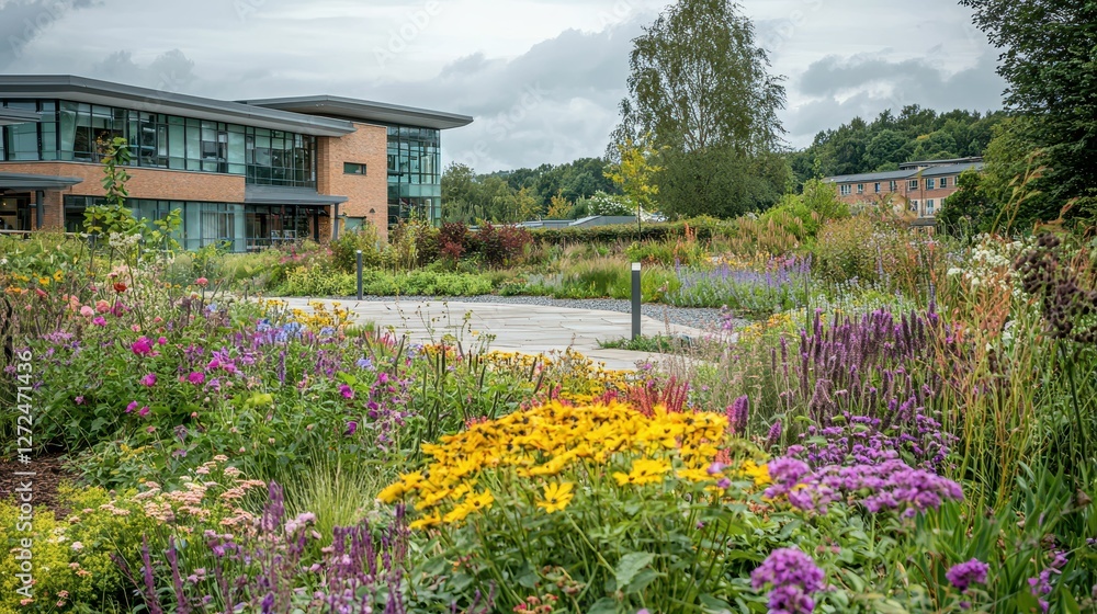 Modern Hospital Garden Design Blending Nature with Architecture Modern Hospital Garden Design Blending Nature with Architecture